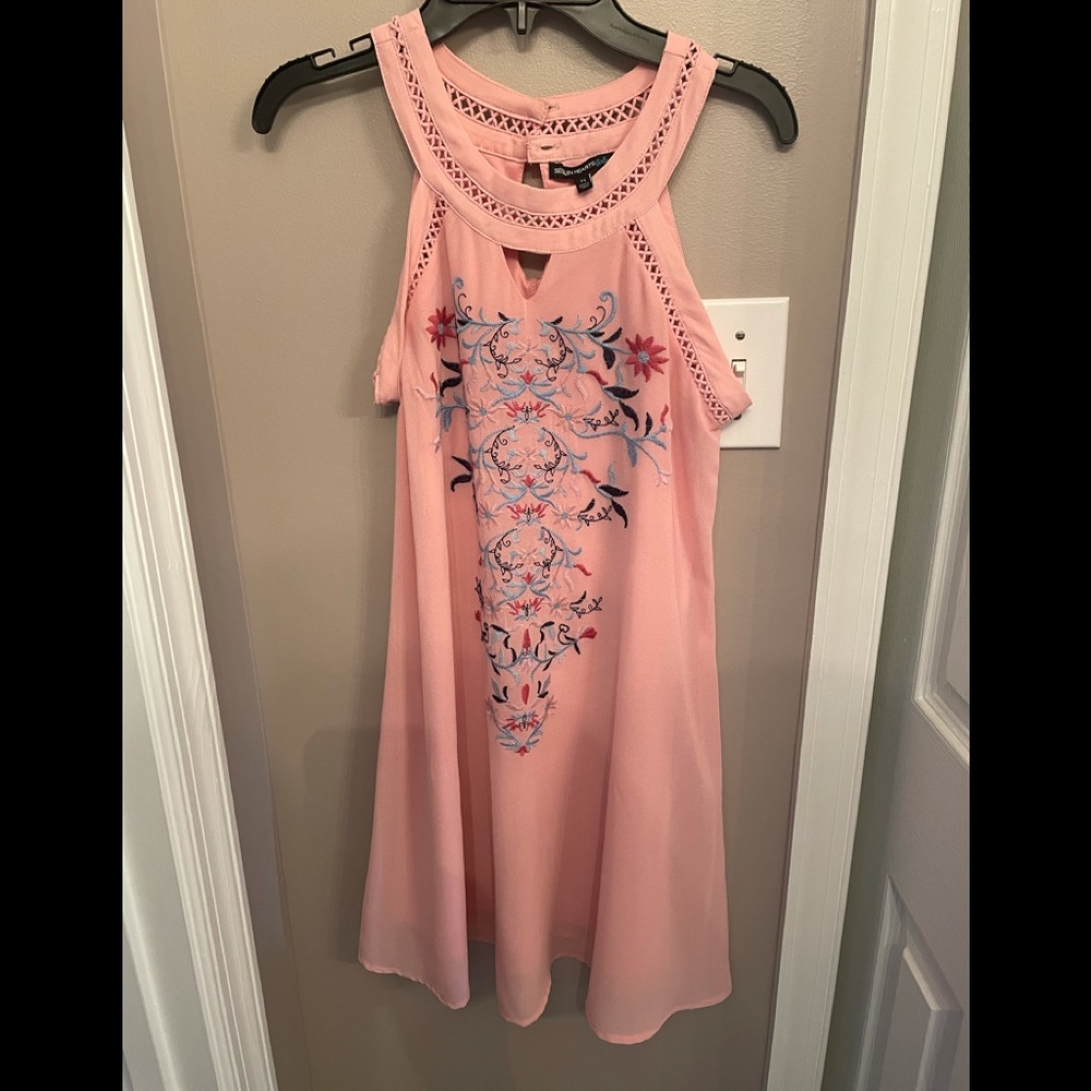 Girls pink dress